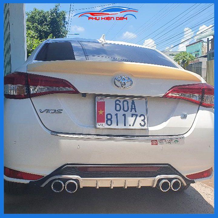 Đuôi gió sau xe liền cốp Vios 2014-20152016-2017-2018, 2019-2020 hàng mộc chưa sơn