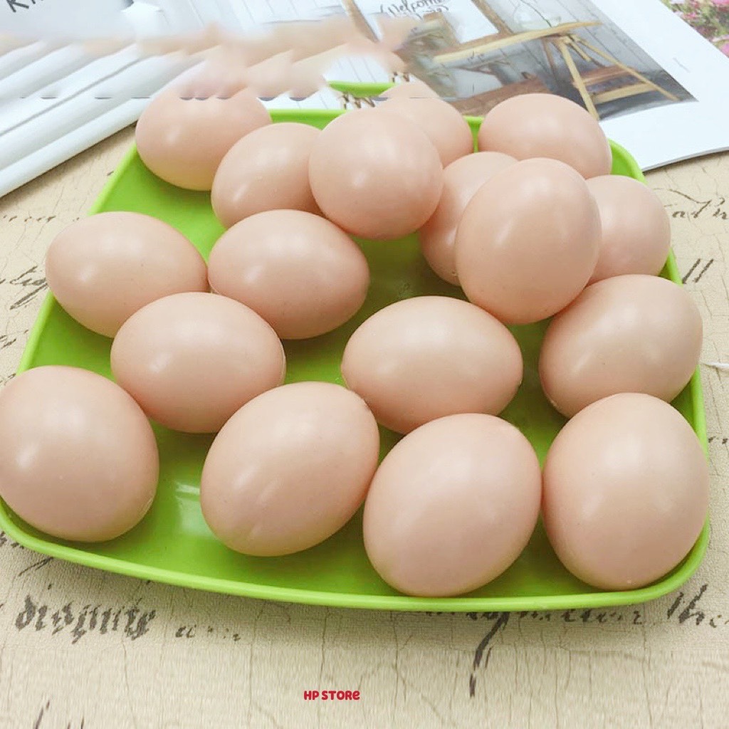 Túi Trứng Gà Giả 10 Trái Nhựa ABS Hàng Đẹp Bền Đồ Chơi Bé Trai Bé Gái - SLL Nhắn Shop