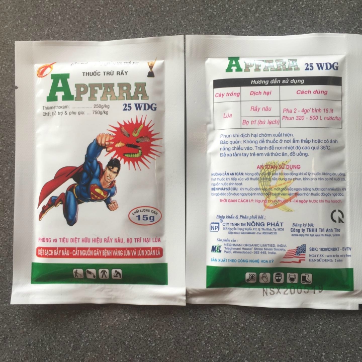 THUỐC TRỊ BÙ LẠCH APRAFA 25WDG