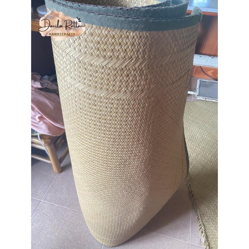 Tấm đan cỏ bàng- Thảm tập, chiếu cỏ bàng- nguyên liệu làm nệm, túi xách, các đồ handmade