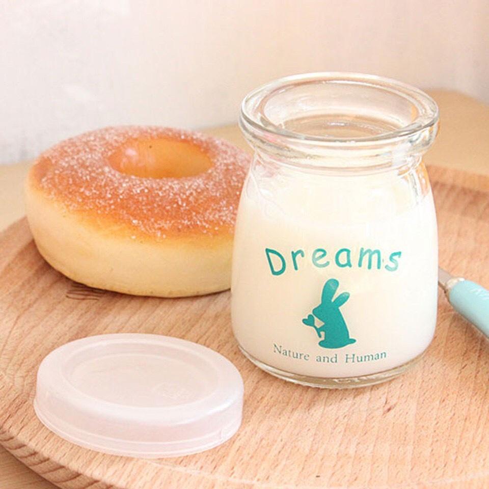 Combo 12 hũ thủy tinh làm caramen, sữa chua, đựng gia vị đa năng - GDHN Loại Tốt