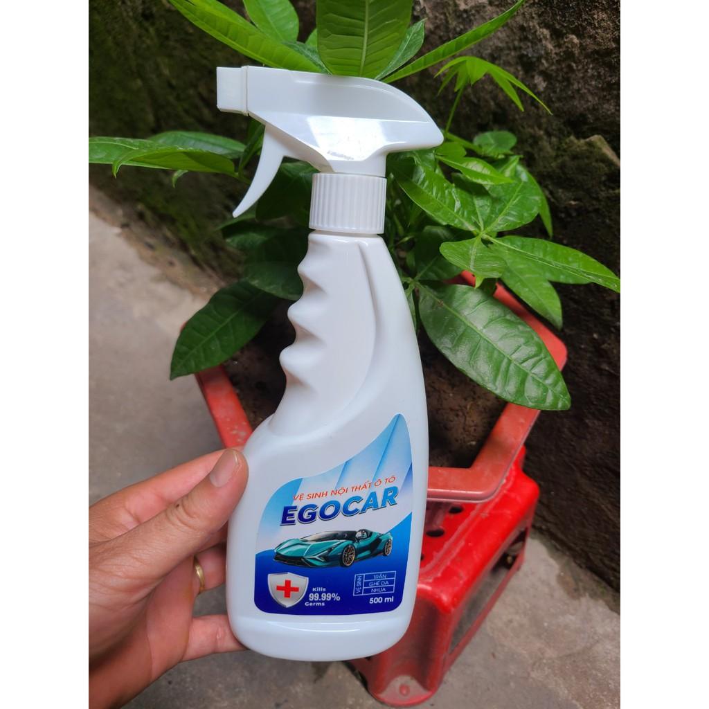 02 BÌNH DUNG DỊCH VỆ SINH NỘI THẤT Ô TÔ EGOCAR 500ML