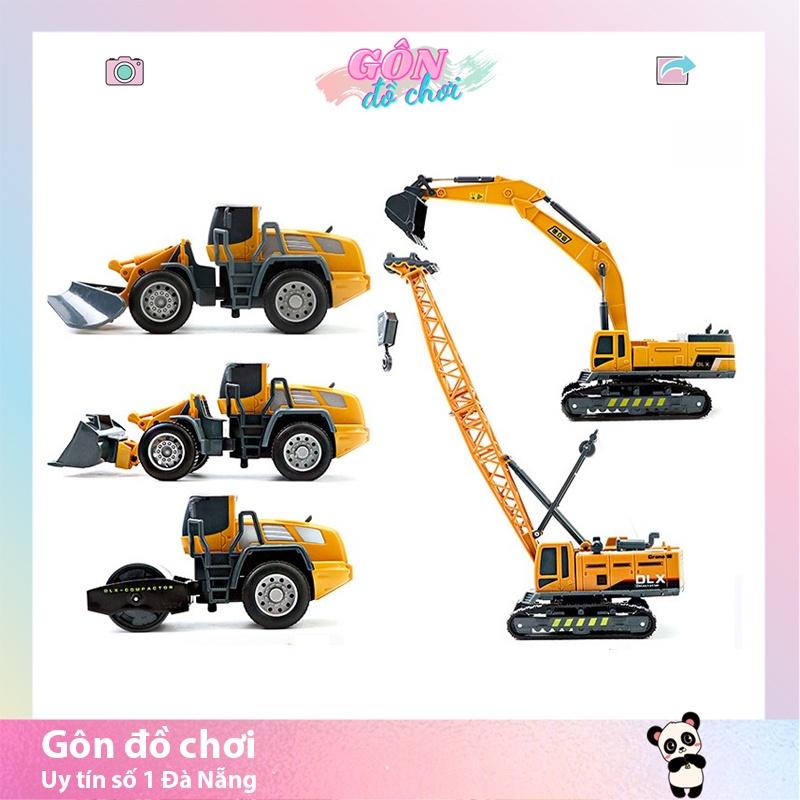 Xe đồ chơi công trình cho bé trai 3 tuổi rẻ bền đẹp Gôn đồ chơi