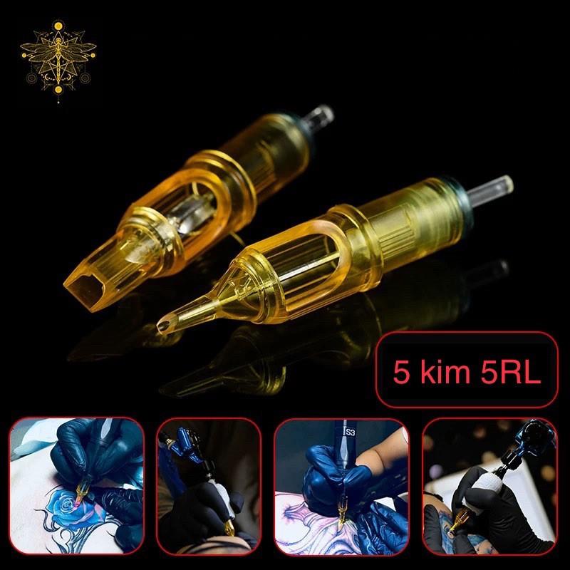 5 kim 5RL Dragon yellow Cho máy pen xăm hình và xăm thẩm mĩ