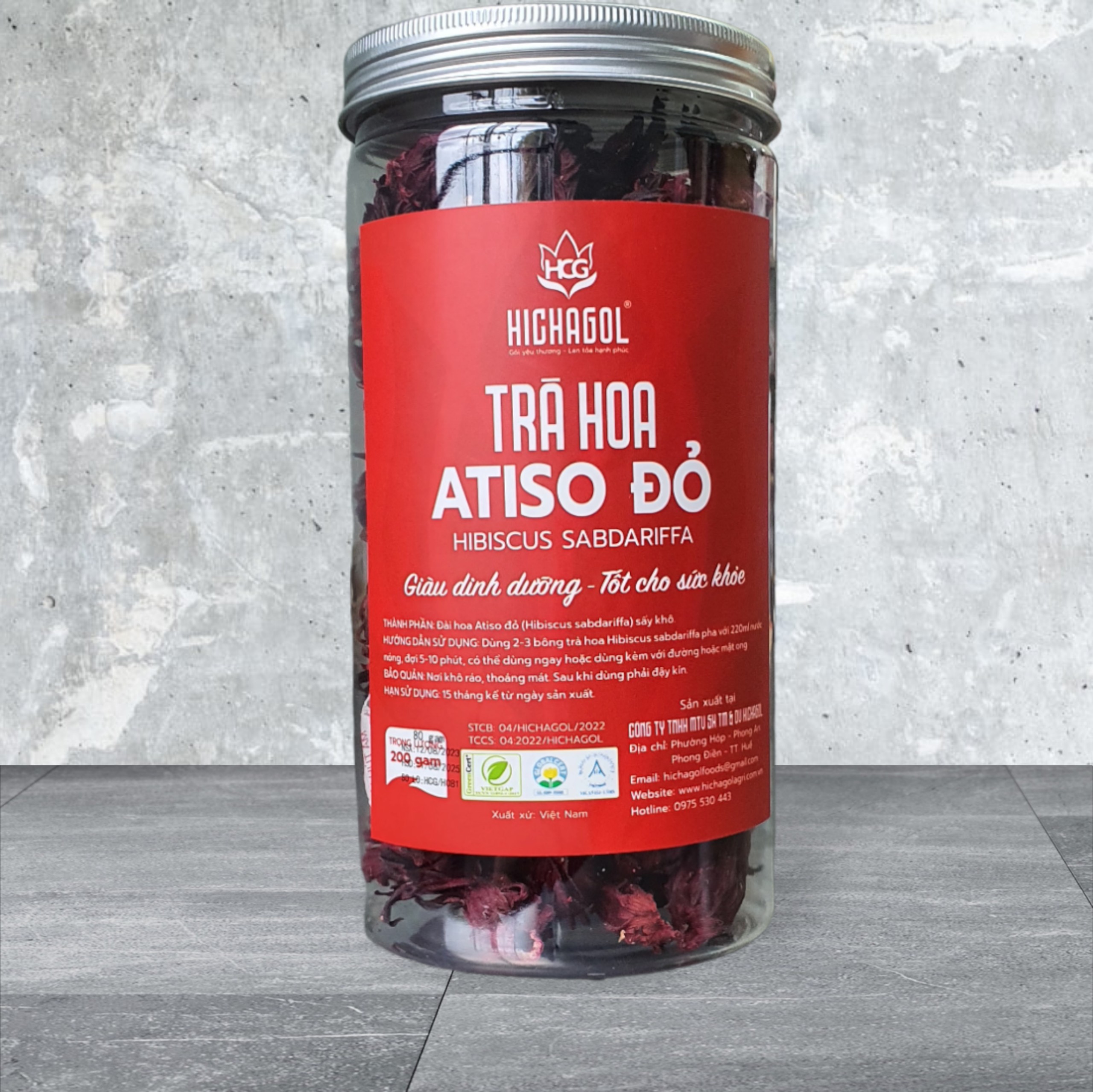 Trà hoa Atiso đỏ - Bổ sung Vitamin C, tăng sức đề kháng, đẹp da và mát gan...