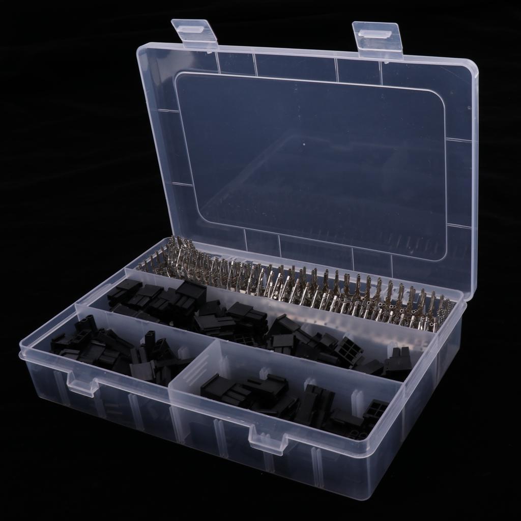 50Piece 5557 8-Pin ATX EPS PCI-E Connector+400X Terminal Crimp Pin Plug