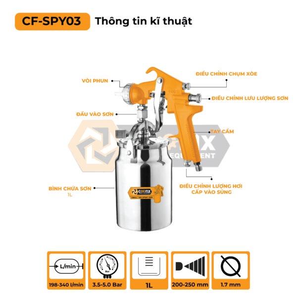 SÚNG PHUN HƠI 1L CF-SPY03 - COOFIX - HÀNG CHÍNH HÃNG