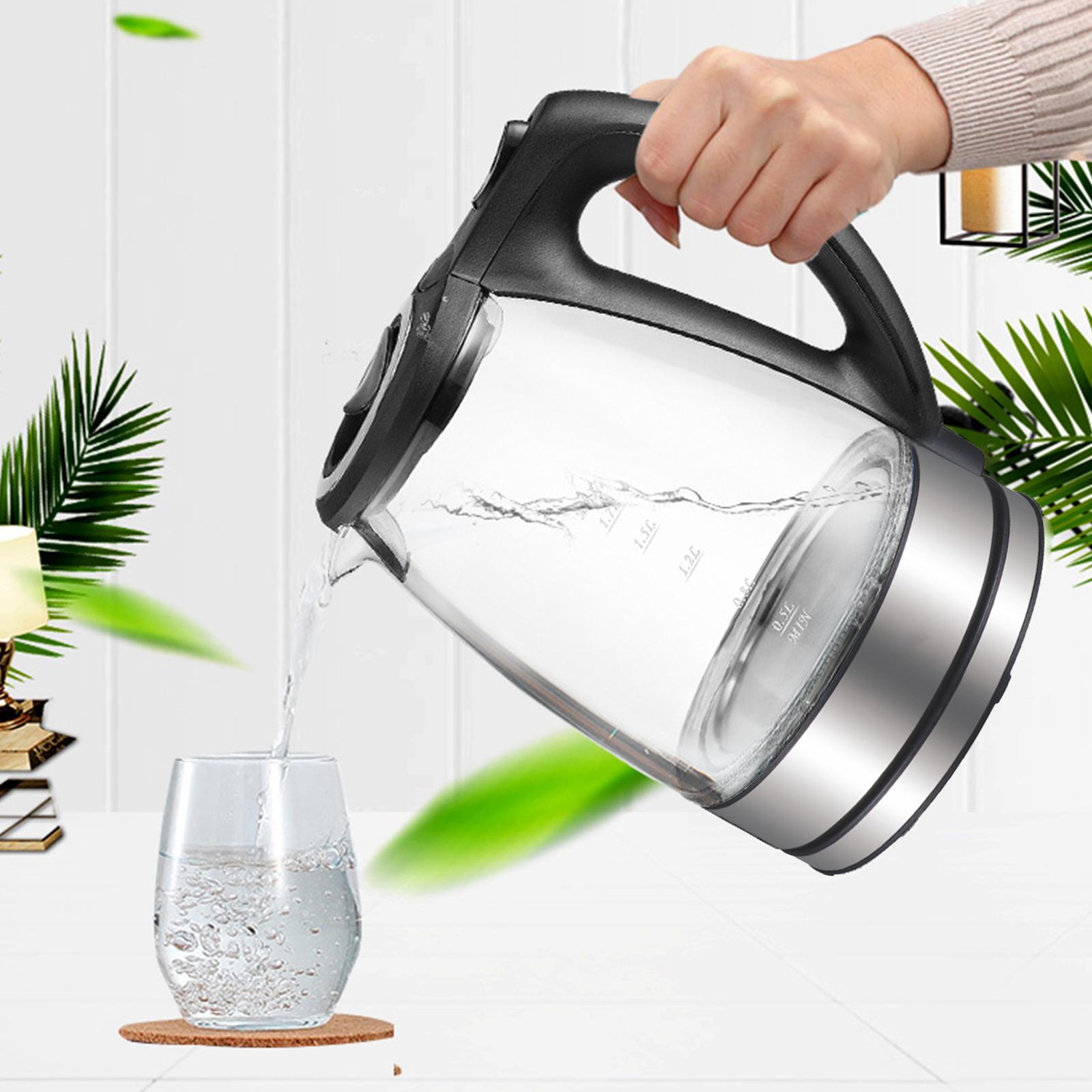 1.7L Electric Kettle 240V 2200W Glass Hot Water Kettle Fast Heating Electric Tea Kettle Water Boiler & Heater