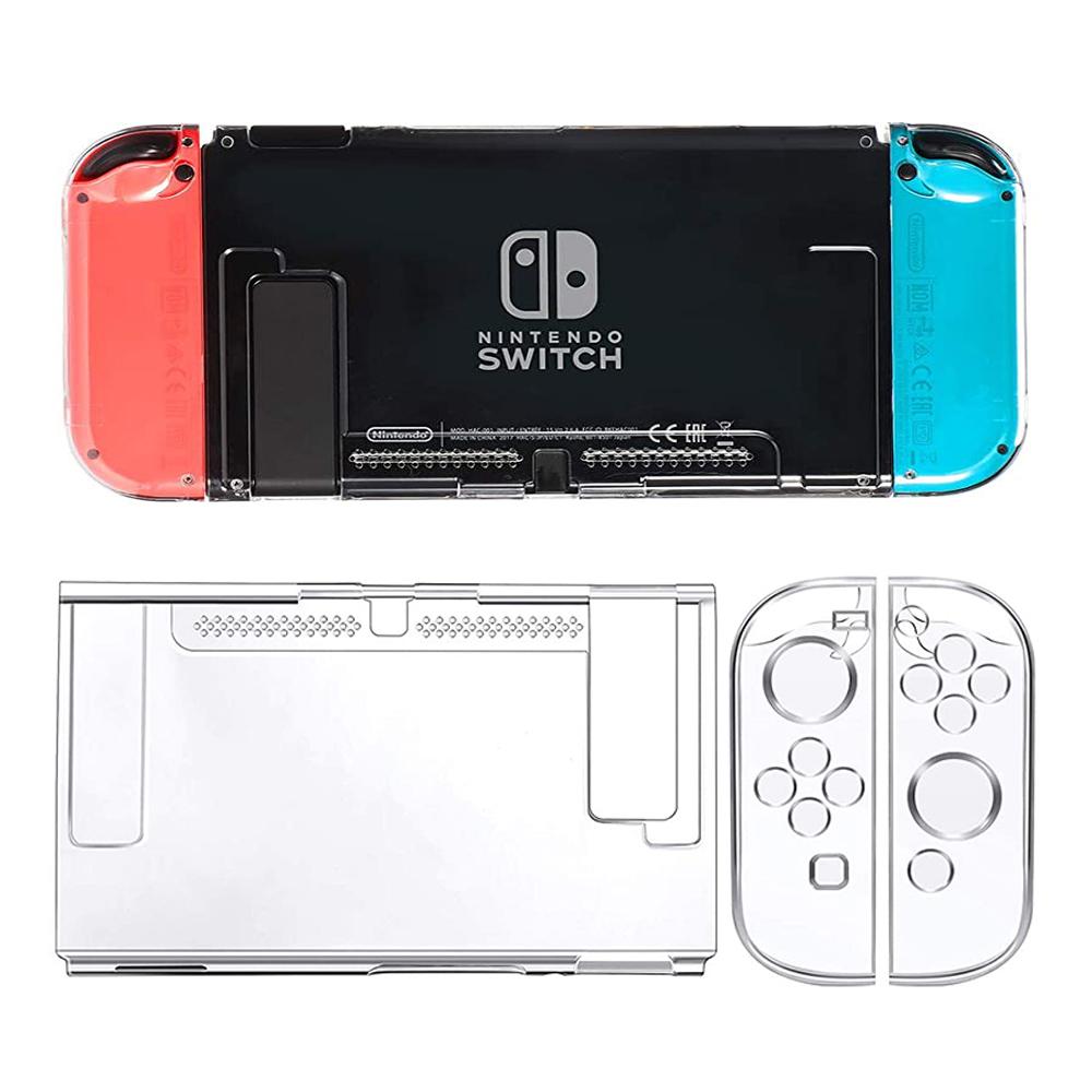 Trong Suốt Pha Lê Trong Suốt Cứng Vỏ Vỏ Bảo Vệ Cho Nintend Switch NS Tay Cầm Joy-Con Tay Cầm Tay Cầm Máy Chơi Game Màu sắc: Mũ Lưỡi Trai
