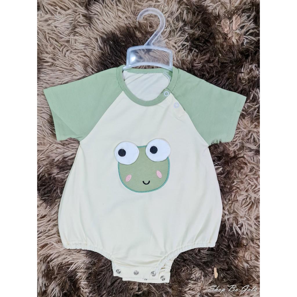 Bộ quần áo trẻ sơ sinh 100% COTTON Body Suit cho bé Bộ body chip cotton thoáng mát hình ếch đáng yêu cho trẻ sơ sinh