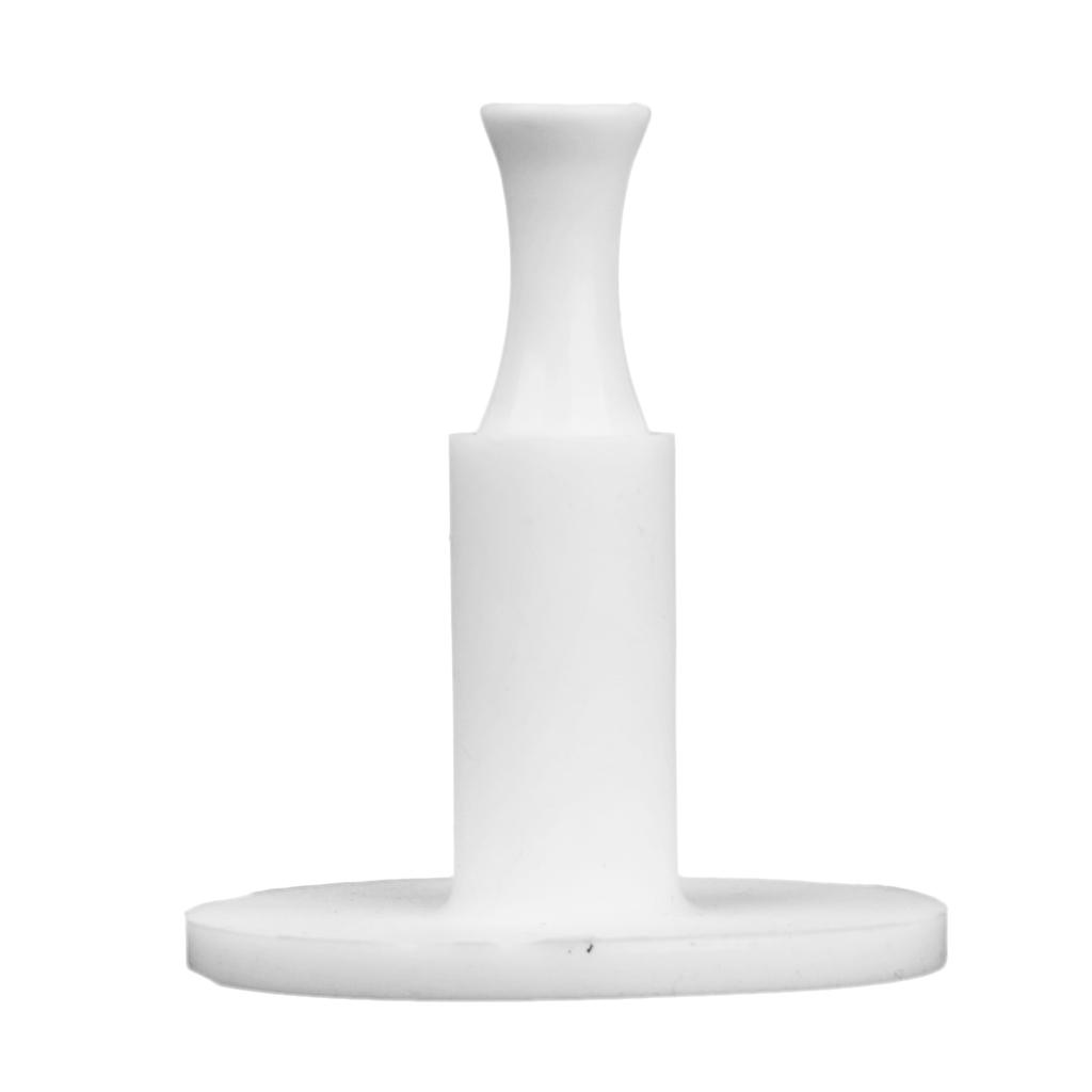 White Rubber Golf TEE Holder for Golf Driving Range Tees