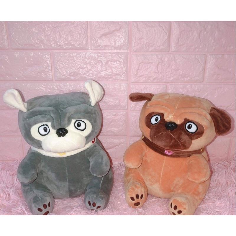 Gấu bông Chó Pug size 28cm