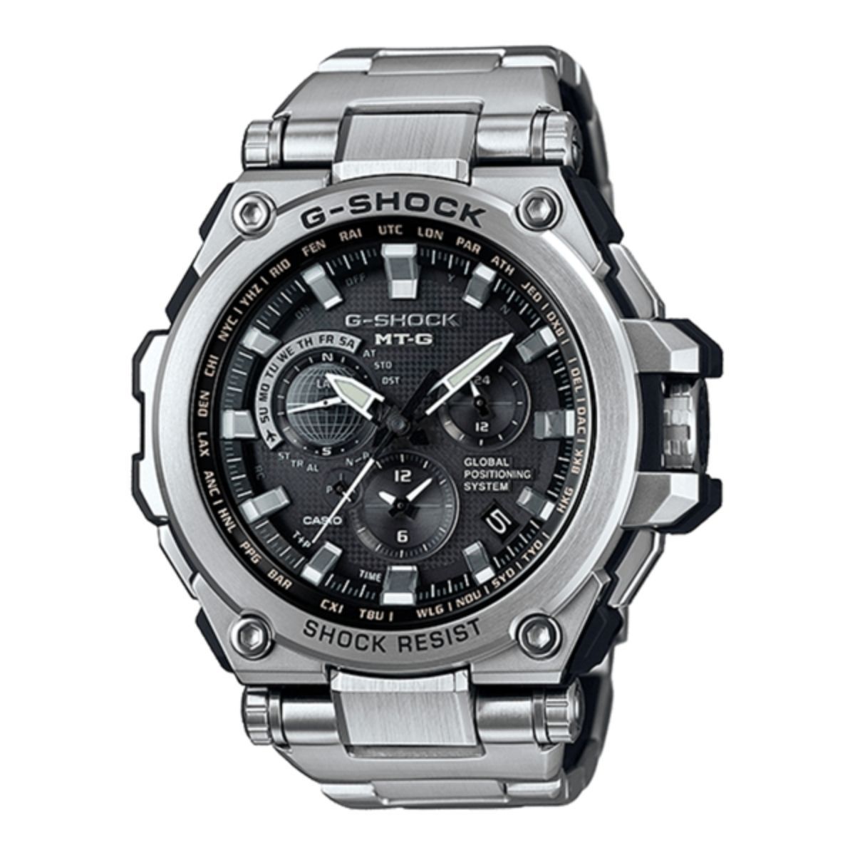 Đồng hồ nam dây thép không gỉ Casio G-Shock MTG-G1000D-1ADR