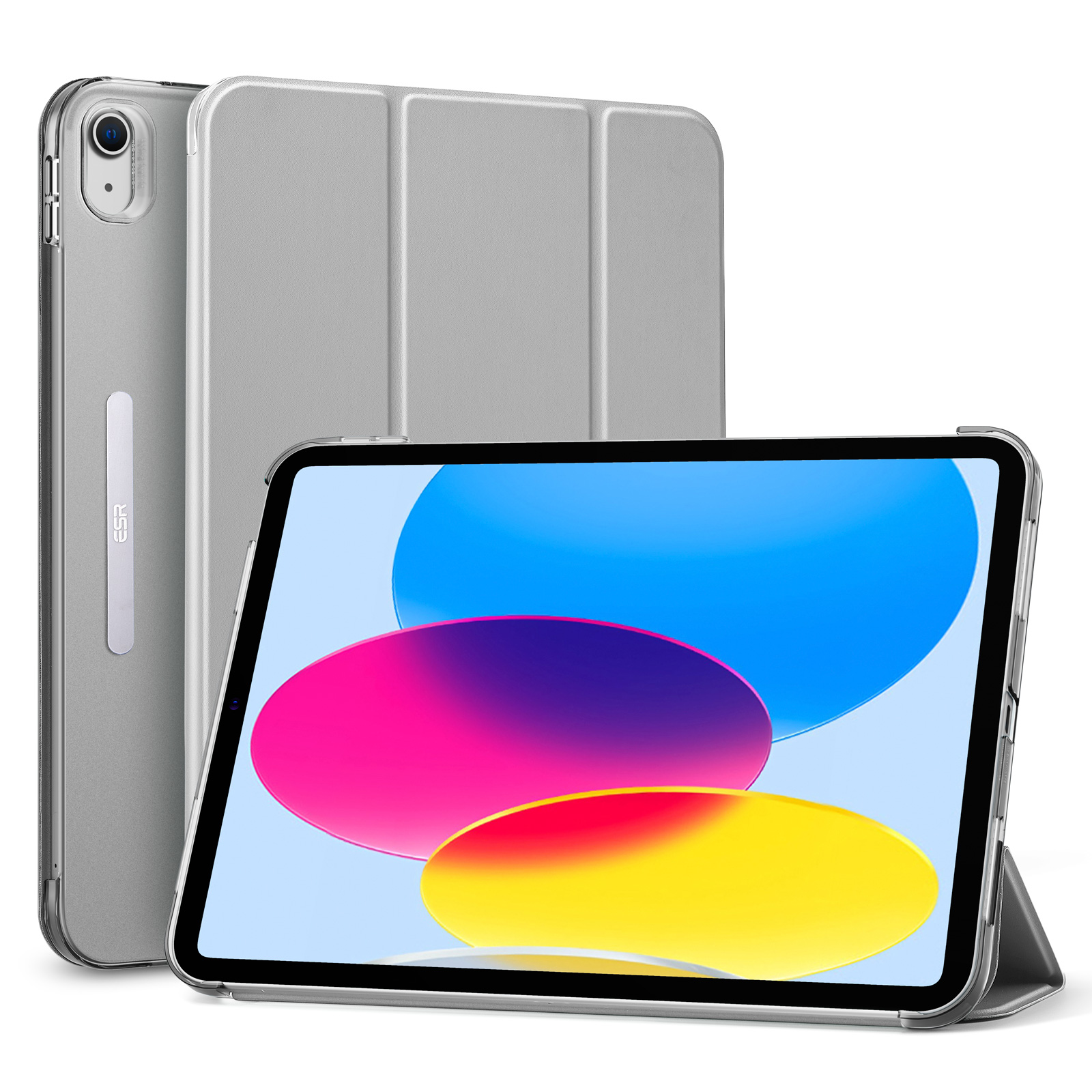 Bao Da Dành Cho Ipad Gen 10 10.9 Inch Esr Ascend Trifold Case - Hàng Chính Hãng - Grey