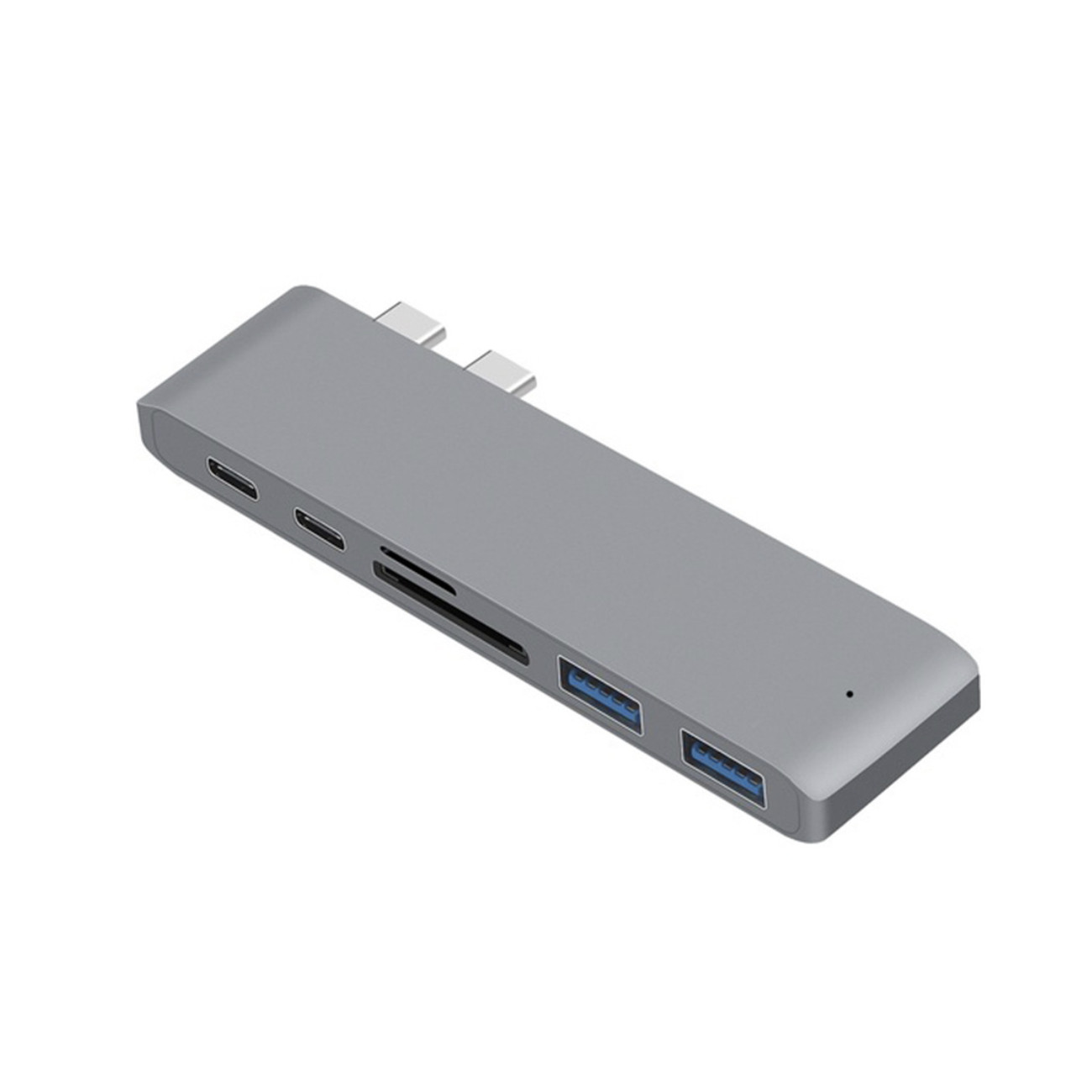 Hub chia USB Type-C 6 Cổng TYPE-C/USB 3.0/SD/TF Newdery 9634 - Hàng chính hãng