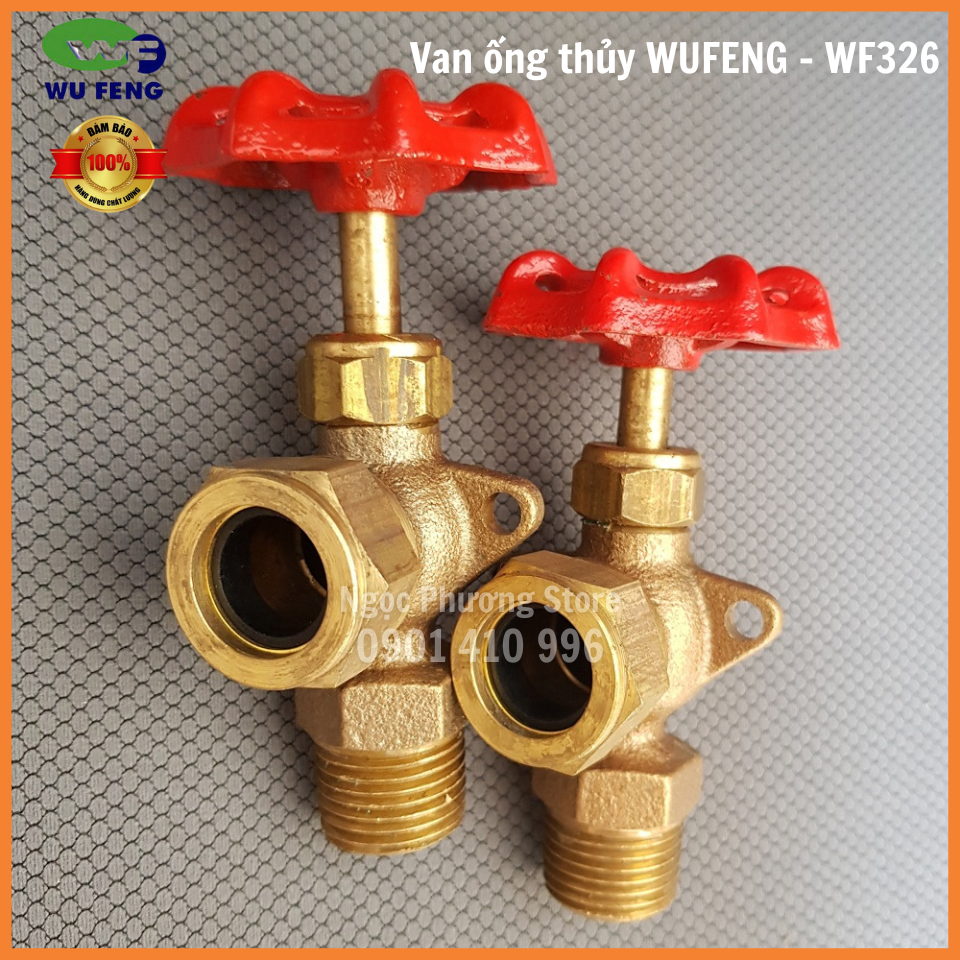 Van Ống Thủy WUFENG Dùng Đo Mức Chất Lỏng Trong Nồi Hơi, Bình Kín Hoặc Bình Chứa, Ren 21mm WF326