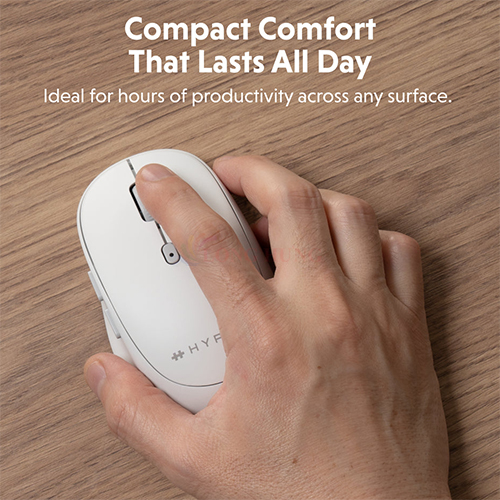 Chuột không dây Bluetooth Hyper HyperSpace Ergonomic Comfort HS2100GL - Hàng chính hãng
