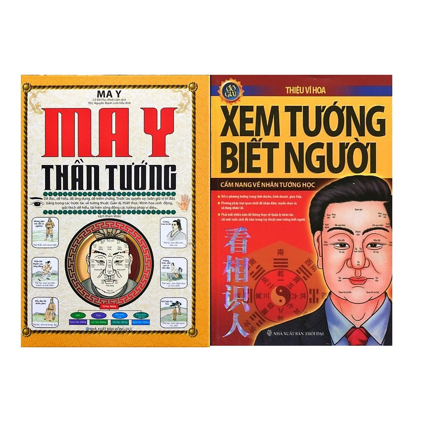 Combo 2 cuốn Ma Y Thần Tướng + Xem Tướng Biết Người