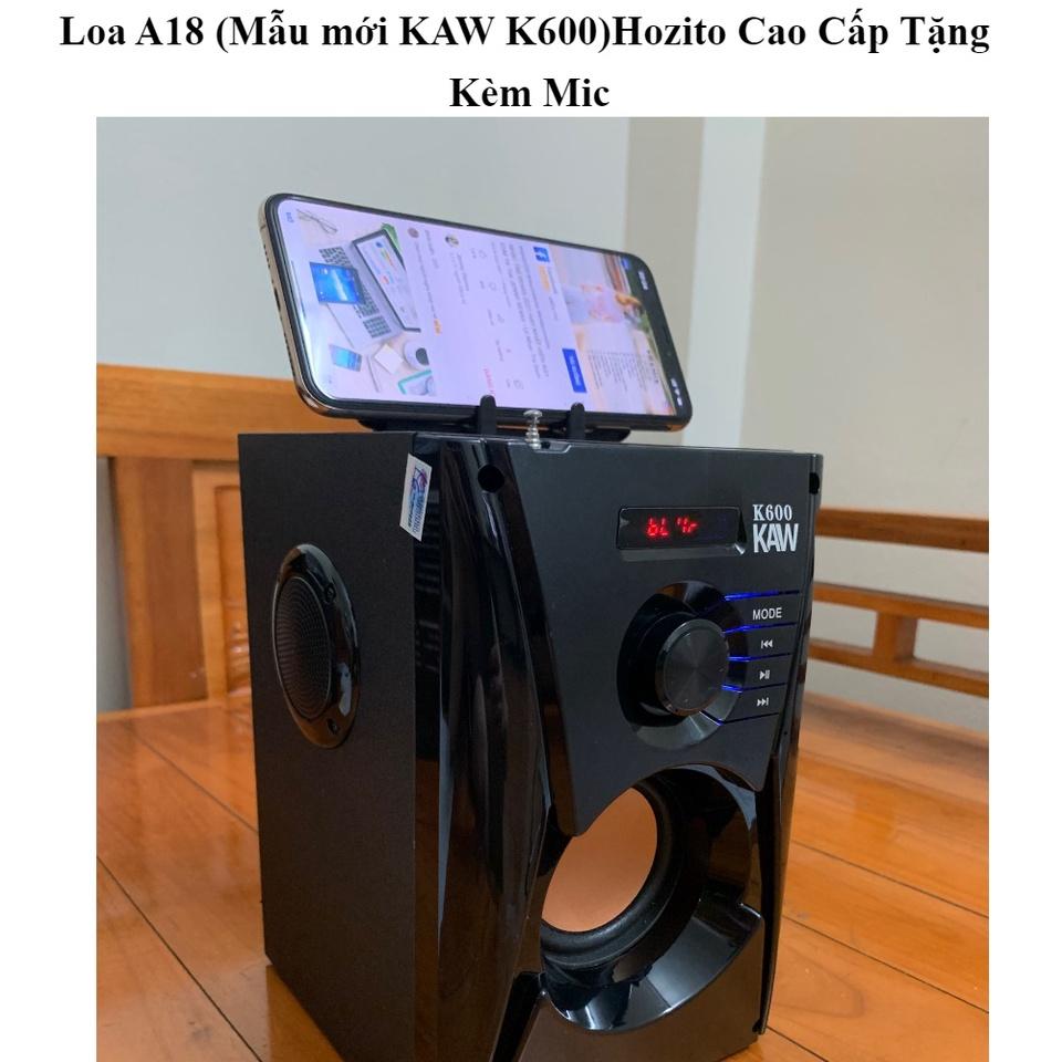 Loa Bluetooth mini công suất lớn, Loa bluetooth âm bass hay tích hợp chức năng karaoke Cao Cấp - Tặng kèm mic hát