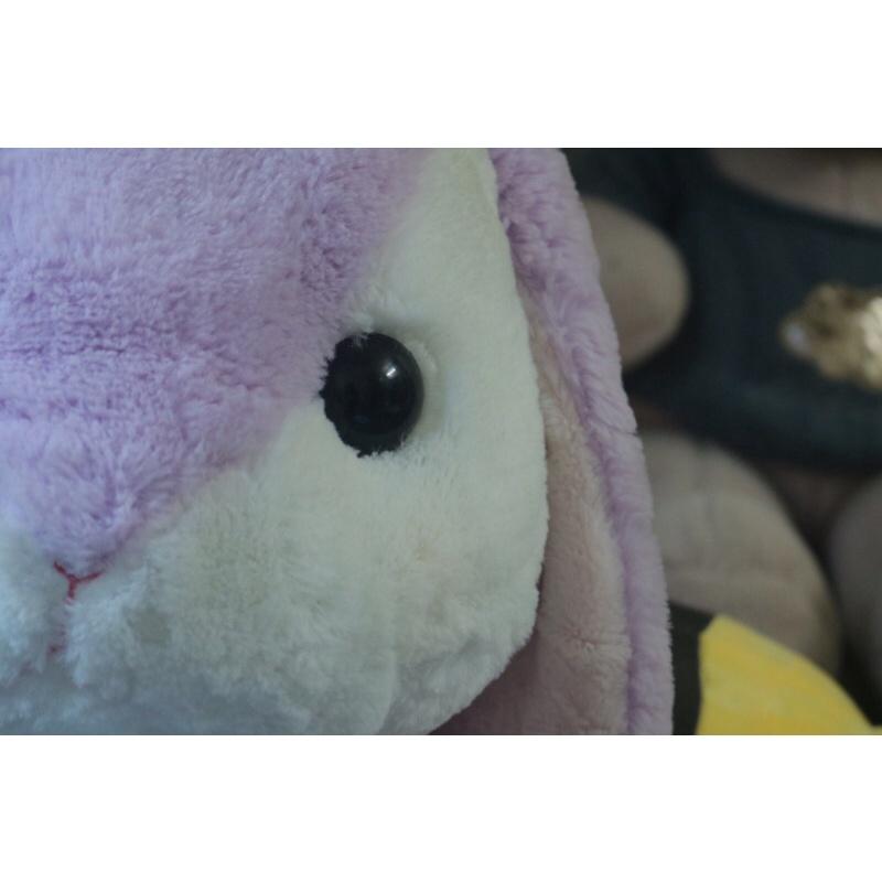 (Ảnh thật) THỦ BÔNG THỎ BÔNG NHẬT BẢN CAO CẤP/Pote Usa 16'' Purple Plush Loppy Bunny Amuse