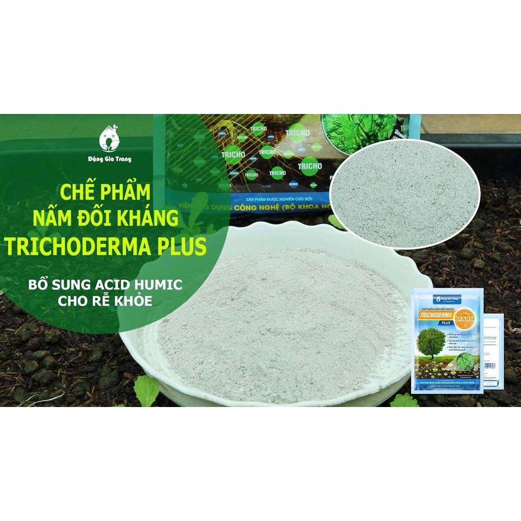CHẾ PHẨM NẤM ĐỐI KHÁNG TRICHODERMA PLUS SFARM GÓI 1KG