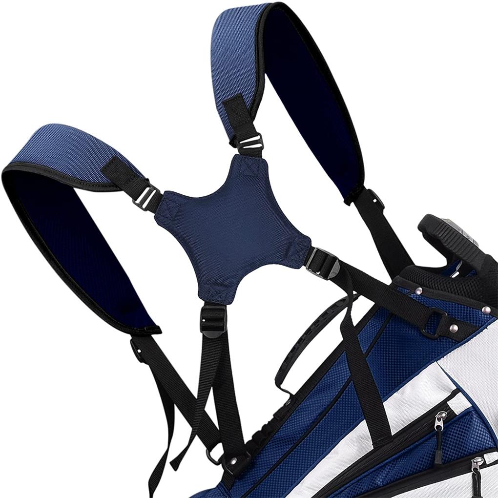 Túi golf đôi vai đôi dây đeo Oxford Vải có thể điều chỉnh ba lô có thể tái sử dụng Baging Túi dây đai có thể thay thế được Color: red