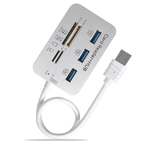 Bộ Chia USB 3 Cổng 3.0 + Đầu Đọc Thẻ Nhớ Đa Năng - HUB USB 3.0/3.1 + Card Reader 5/10 Gbps - JL