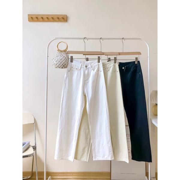 Quần baggy kaki 3 màu trắng be đen 74q09 by germe