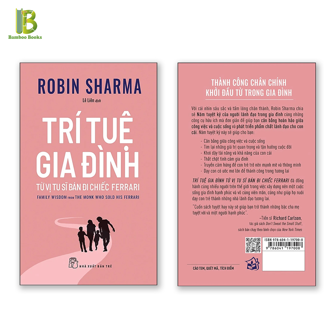 Combo 2 Cuốn Sách Của Robin Sharma : Khám Phá Vận Mệnh - 7 Bước Đánh Thức Bản Thân + Trí Tuệ Gia Đình - Từ Vị Tu Sĩ Bán Đi Chiếc Ferrari (Tặng Kèm Bookmark Bamboo Books) 