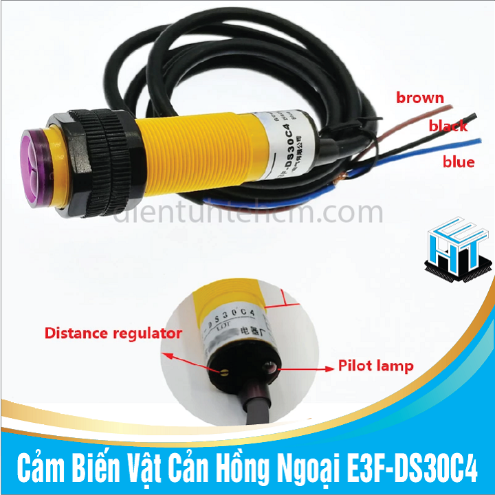 Cảm Biến Vật Cản Hồng Ngoại E3F-DS30C4