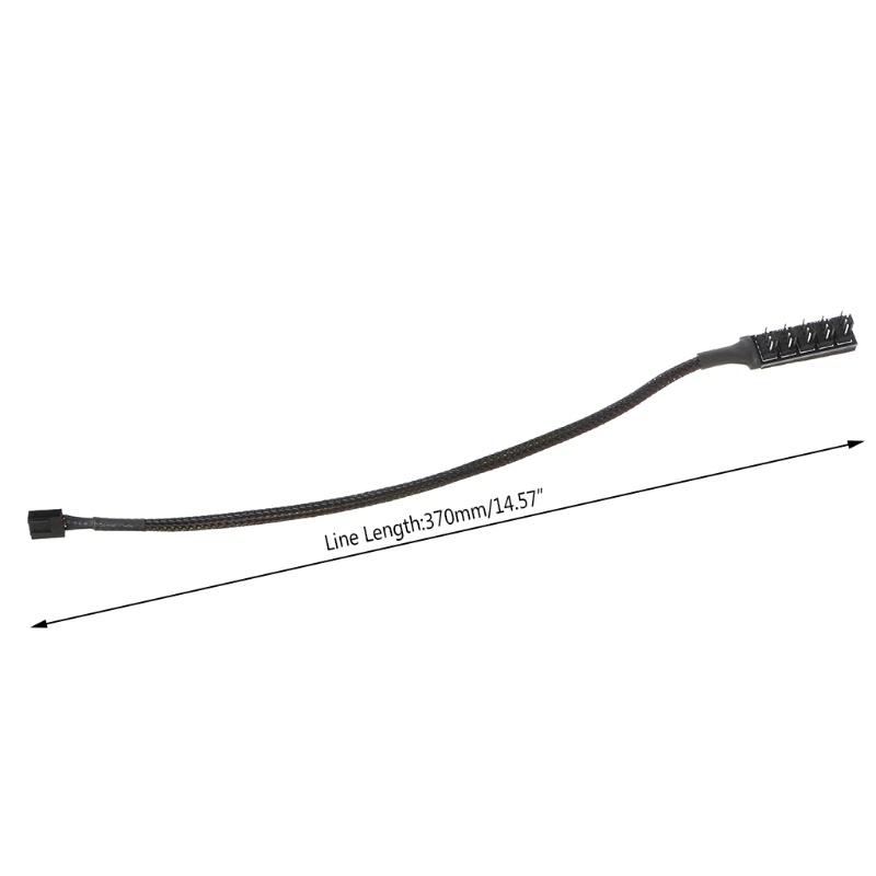 Dây cáp chia cổng quạt tản nhiệt 1 sang 5 4 pin Molex TX4 PWM CPU