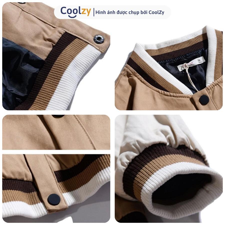 Áo khoác bomber unisex Freeship ️Áo khoác bóng chày chất vải dù oversized trẻ trung năng động | CoolZy