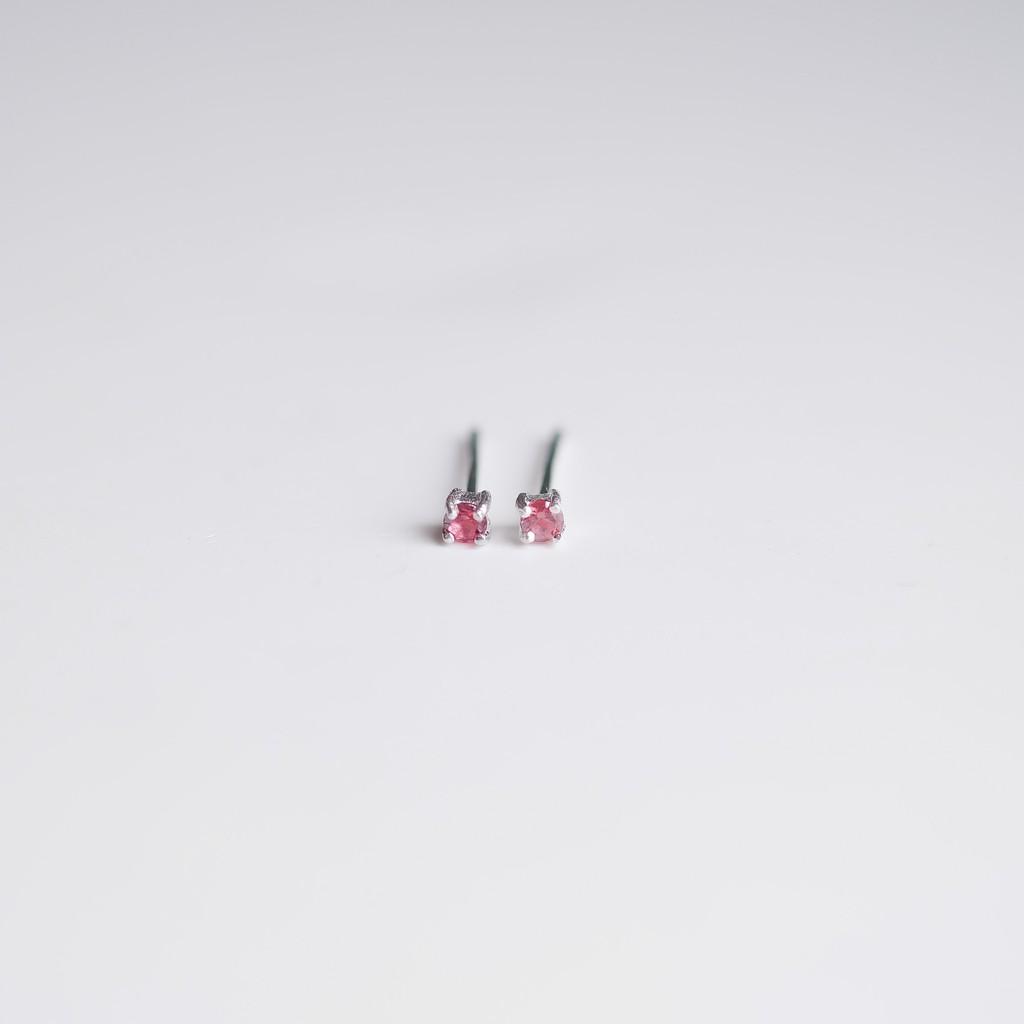Bông Tai Nụ Bạc 925 Nữ - Mini Colorful - Shimmer Silver
