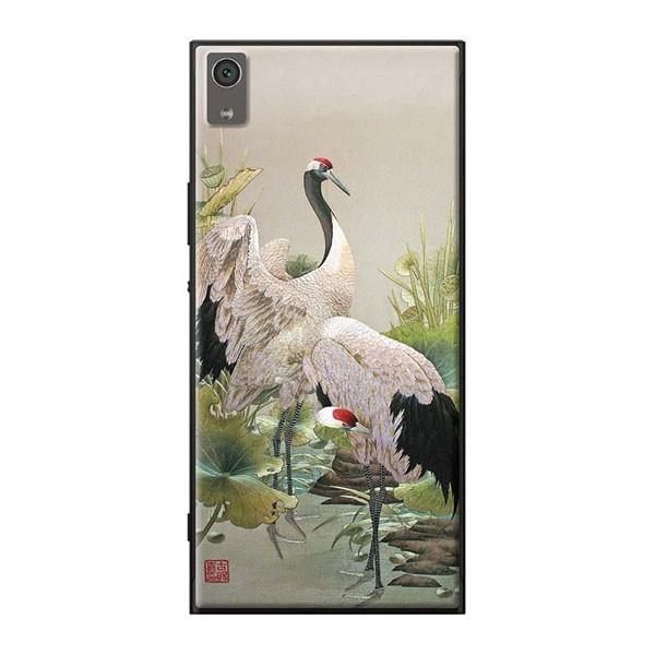 Ốp Lưng Dành Cho Sony Xperia XA1 Ultra - Chim Hạc