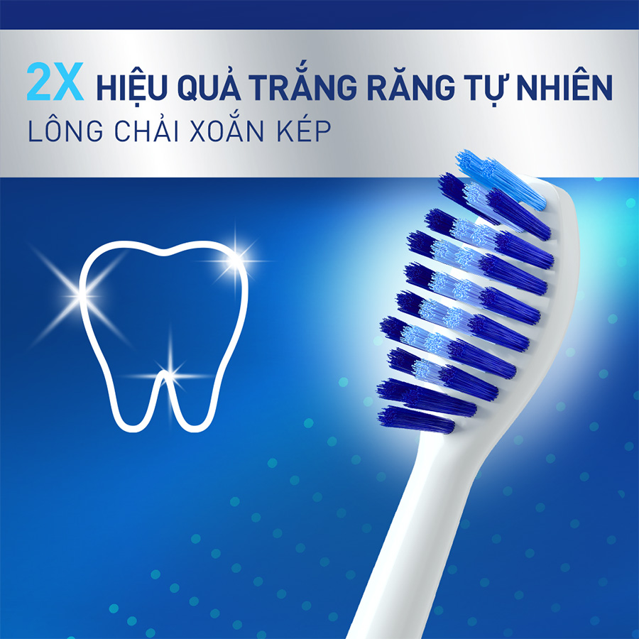 Bộ 2 đầu bàn chải điện P/S - Trắng Răng Tự Nhiên