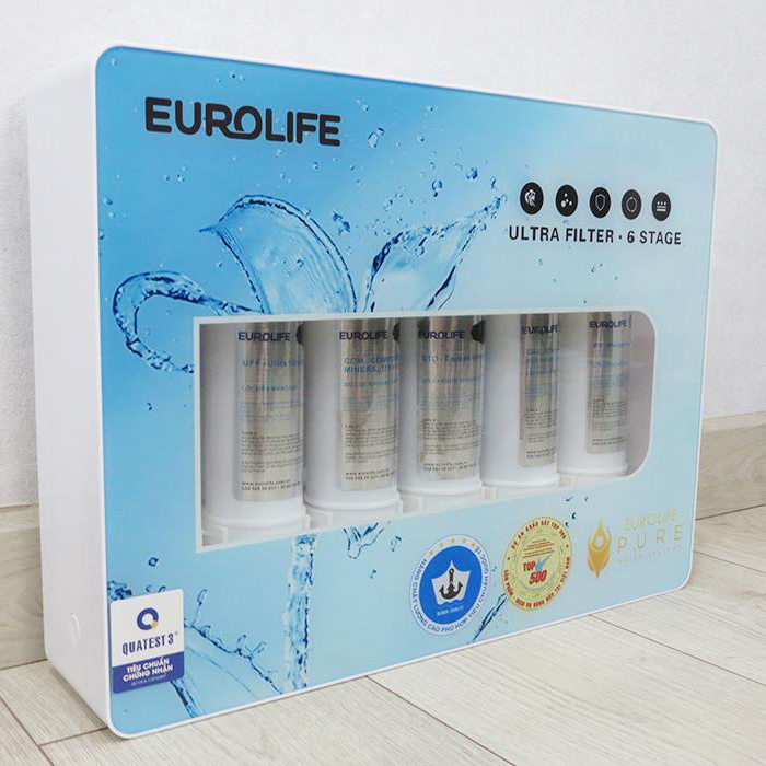 Máy Lọc Nước Trực Tiếp 6 Cấp Độ Lọc Eurolife EL-UF6 - Hàng Chính Hãng