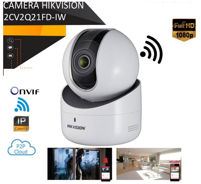 Camera IP Wifi Hikvision an ninh trong nhà Q21 1080p - Hàng chính hãng