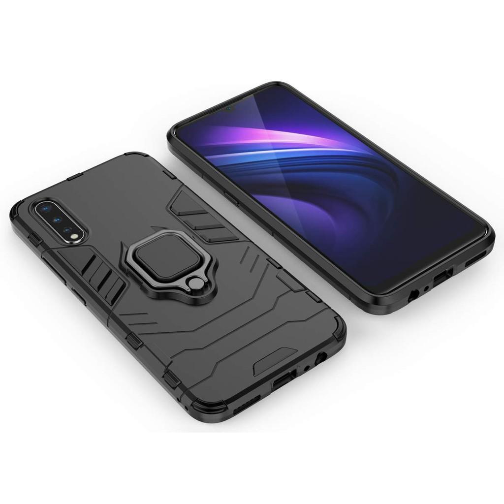 Ốp lưng cho Vivo iQOO Neo 855 iron man chống sốc kèm nhẫn xoay chống xem video bảo vệ camera