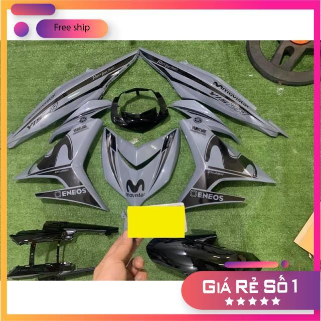 Tem rời dành cho Exicter 150 Movistar in decal trong dán xe xám xi măng