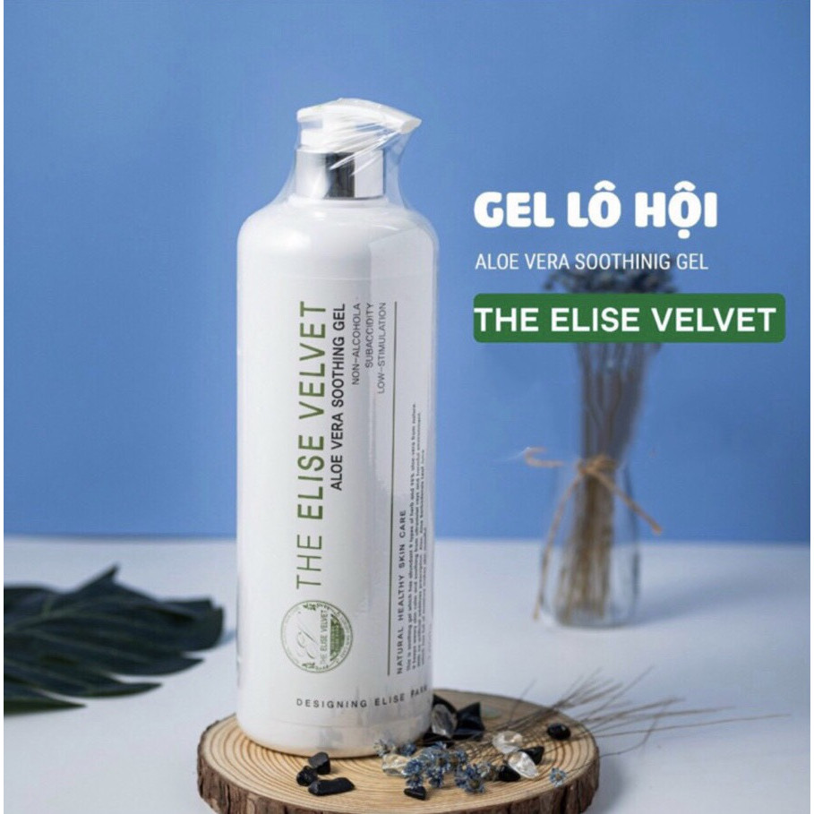 Bộ Gel lô hội làm dịu mát da chống kích ứng - THE ELISE VELVET ALOE VERA SOOTHING GEL