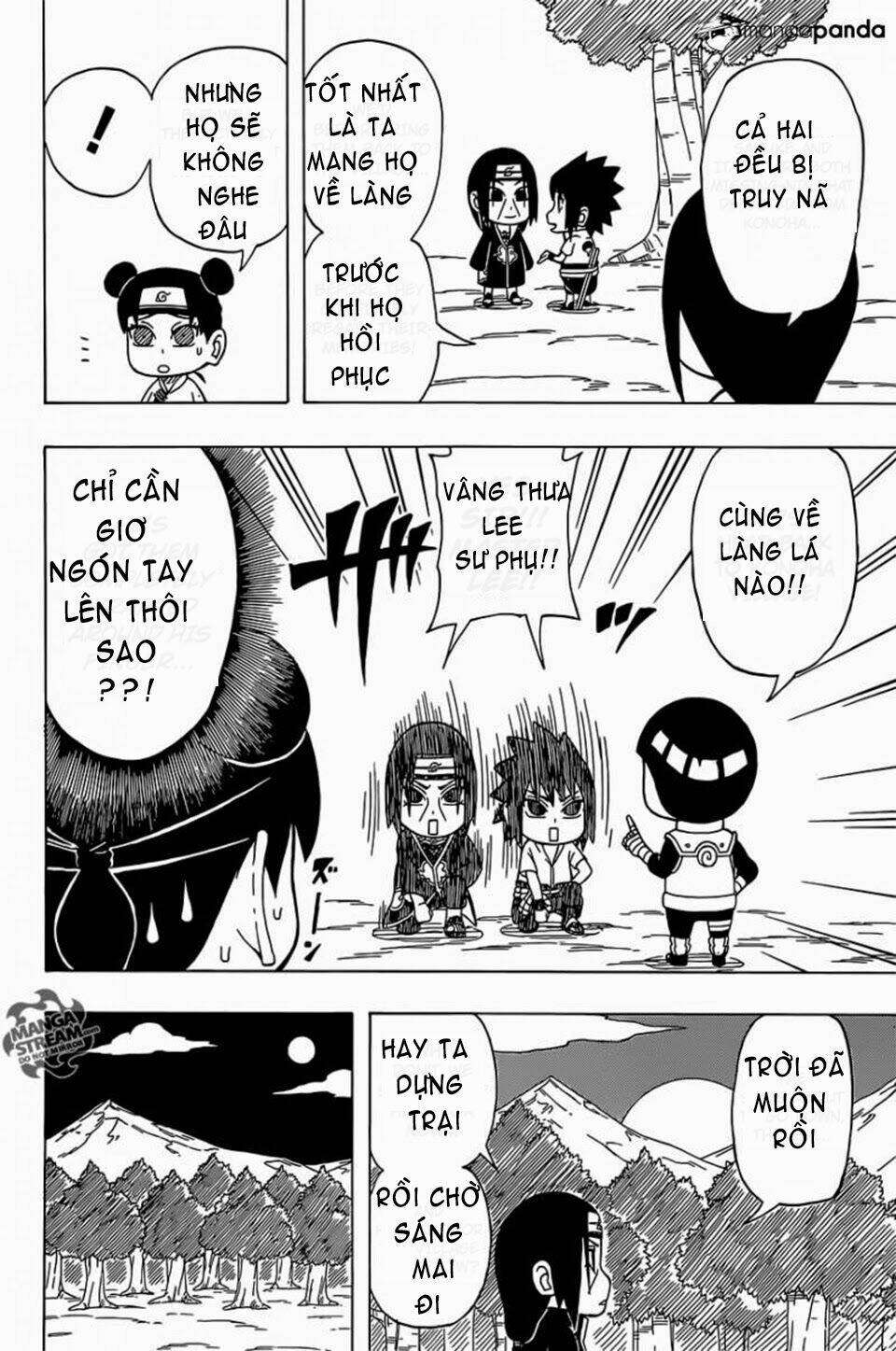 cửu vĩ hồ ly ngoại truyện rock lee chapter 33 13