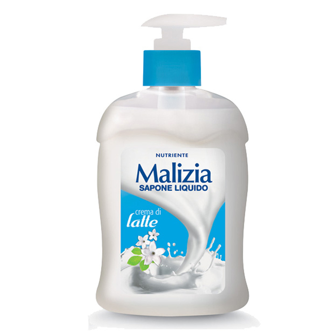 Nước rửa tay Malizia Cream Milk 300ml tặng kèm móc khóa