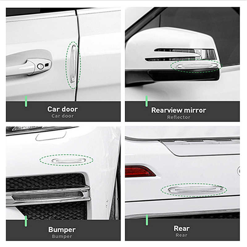 Đệm cao su chống trầy gắn cửa dùng cho xe hơi Baseus Airbag Bumper Strip - Hàng Chính Hãng