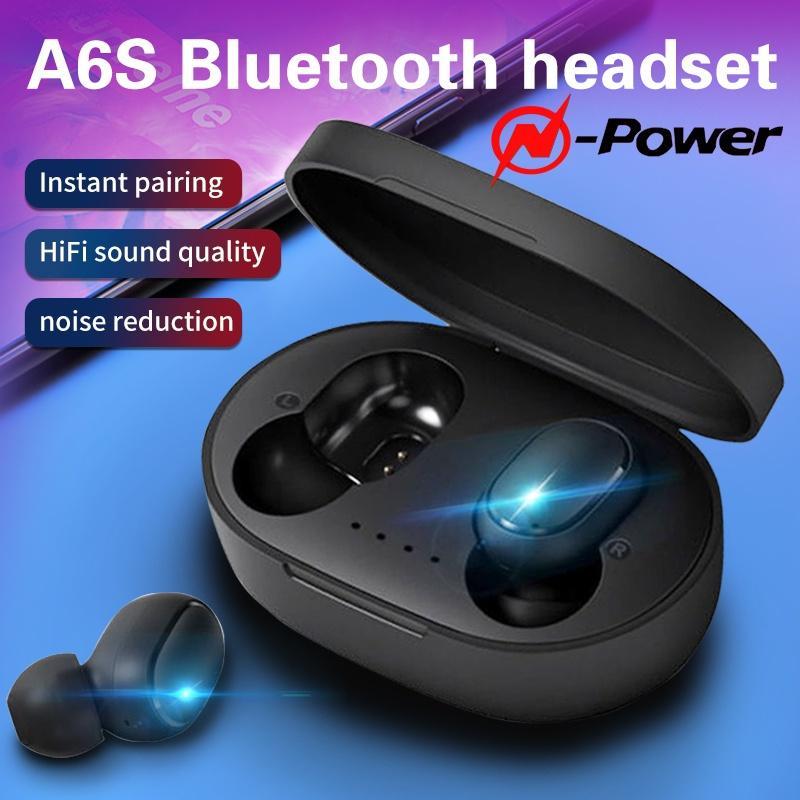 Tai Nghe bluetooth A6s tws 5.0 tws Kèm mic Thoại