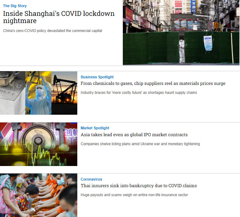 Nikkei Asian Review: Nikkei Asia - 2022: INSIDE SHANGHAI'S LOCKDOWN NIGHTMARE - 26.22 tạp chí kinh tế nước ngoài, nhập khẩu từ Singapore