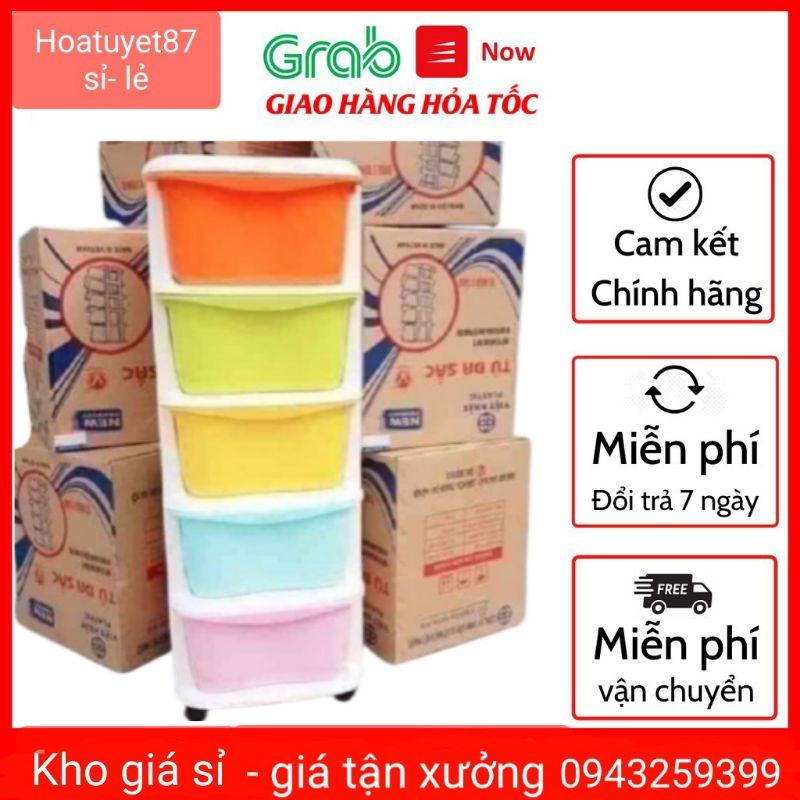 Tủ nhựa đa sắc 5ngăn hàng việt nhật