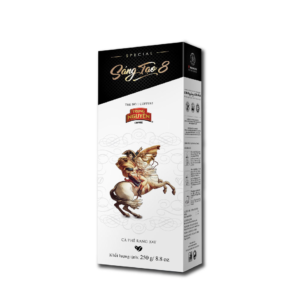 Trung Nguyên Legend - Cà phê rang xay Sáng tạo 8 - Hộp 250gr