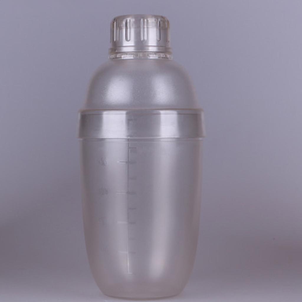 Pack 2 Clear Cocktail Shaker Drink Mixer Bartender Tool 530ml+700ml