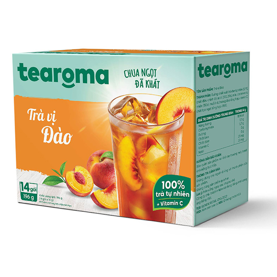 Trà Tearoma hòa tan hộp 196g