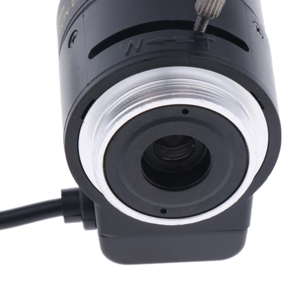 Camera Varifocal IR Lens 2MP 2.8-12mm F1.4 CS Mount Auto Iris 1/2.7'' Format